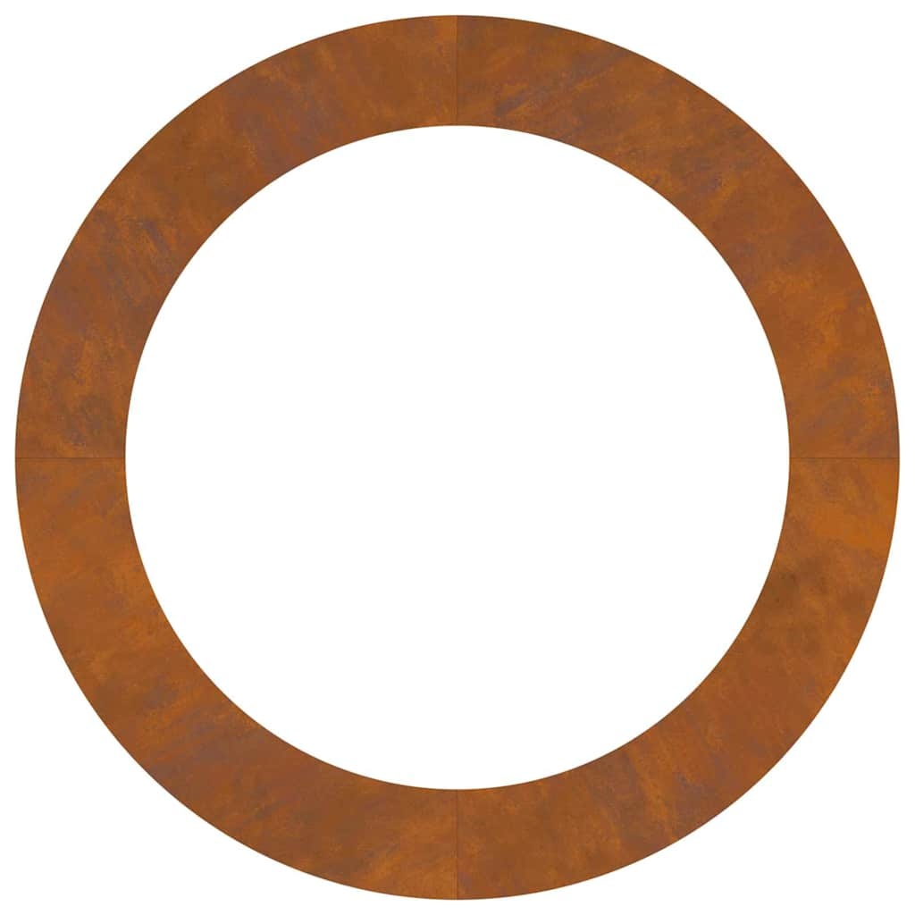 Vidaxl Bordures d'arbre en acier Corten, lot de 5 - Jusqu'à 34% de remise