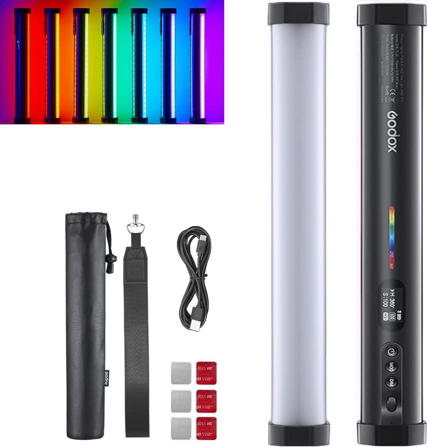 Tube LED Vidéo RGB 30cm - Jusqu'à -29% sur votre éclairage créatif