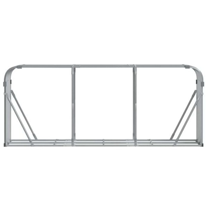 Vidaxl Abri bois de chauffage acier galvanisé 234cm - Jusqu'à -33%