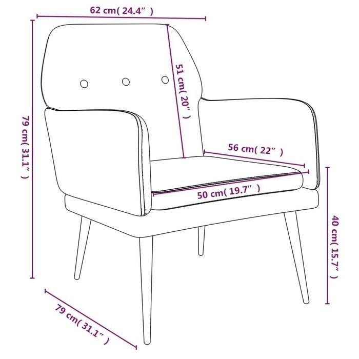 Fauteuil de salon en velours rose - Jusqu'à -34% sur votre exemplaire