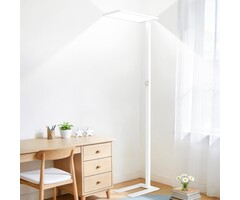 Lampadaire LED moderne aluminium blanc 196 cm - Jusqu'à -52%