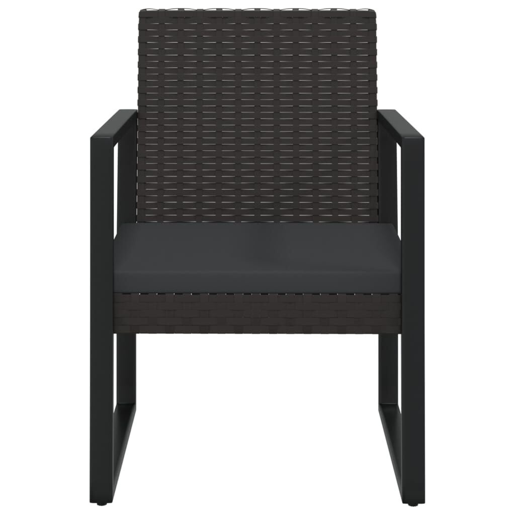 Vidaxl Chaise de jardin en résine tressée noire - Jusqu'à 64% de remise