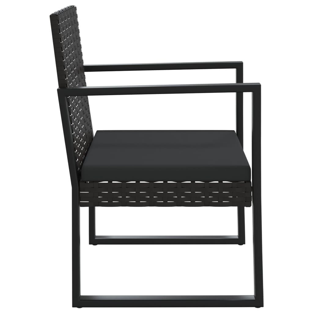 Vidaxl Chaise de jardin en résine tressée noire - Jusqu'à 64% de remise