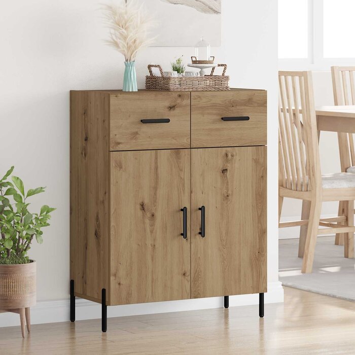 Buffet moderne aspect chêne artisan - Jusqu'à -34% sur votre retour