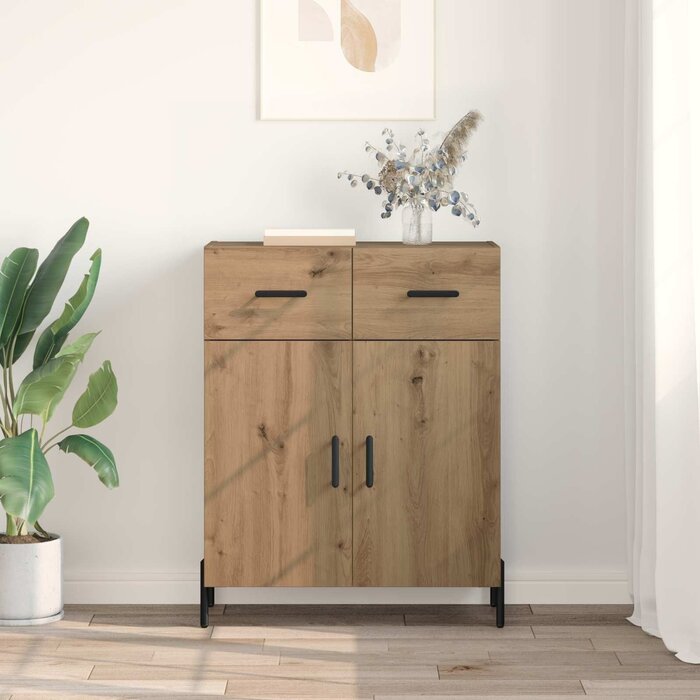 Buffet moderne aspect chêne artisan - Jusqu'à -34% sur votre retour