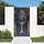 Portillon de jardin 105x180 cm, acier anthracite - Jusqu'à 44% de remise
