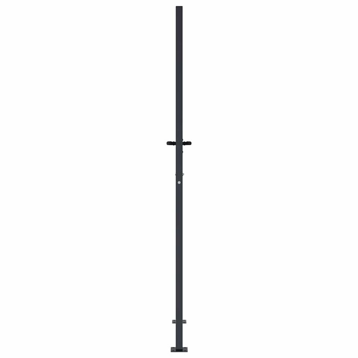Portillon de jardin 105x180 cm, acier anthracite - Jusqu'à 44% de remise