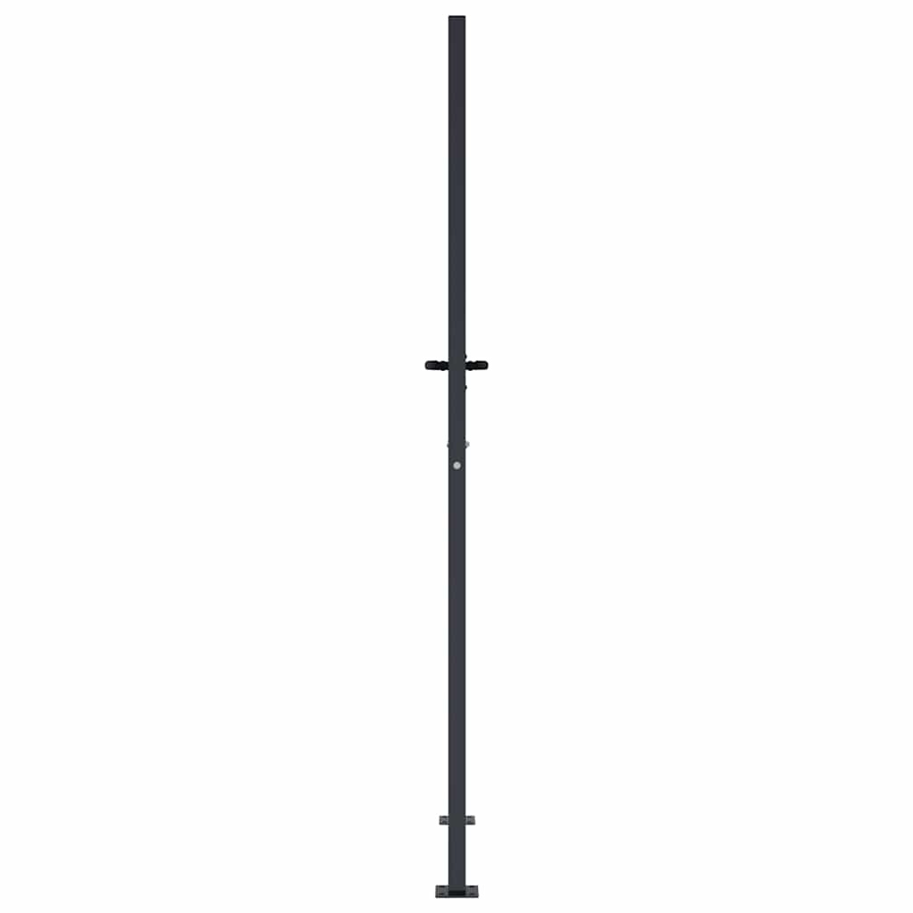 Portillon de jardin 105x180 cm, acier anthracite - Jusqu'à 44% de remise
