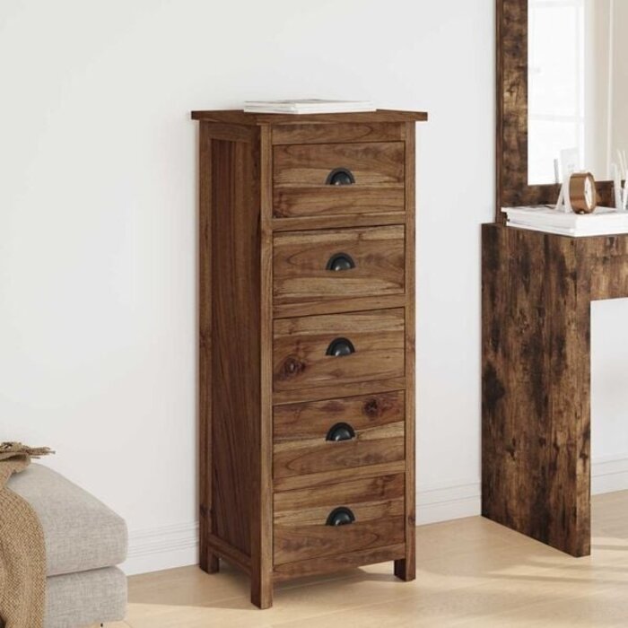 Vidaxl Commode en Teck Massif - Charme Vintage - Jusqu'à -35% de remise
