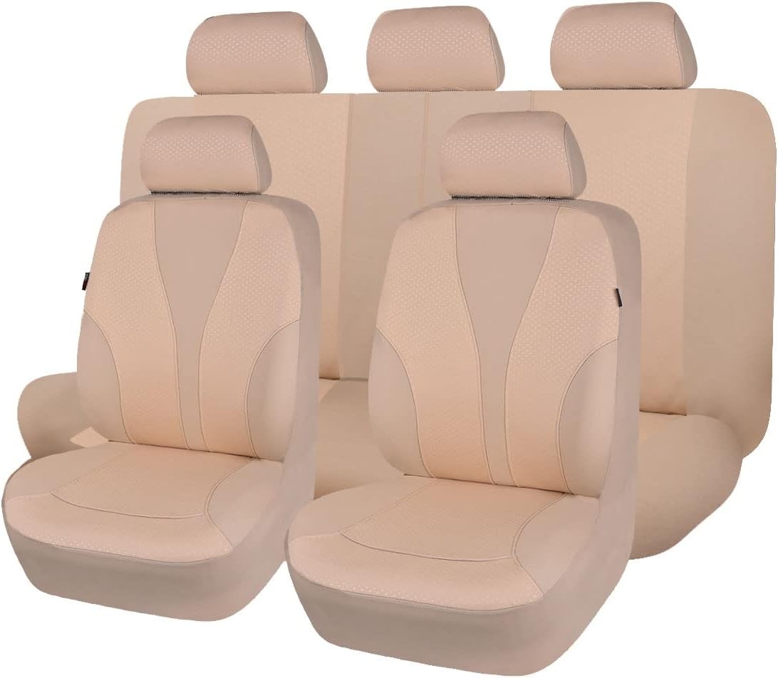 Housses de siège auto universelles - Jeu complet beige - Jusqu'à -33%
