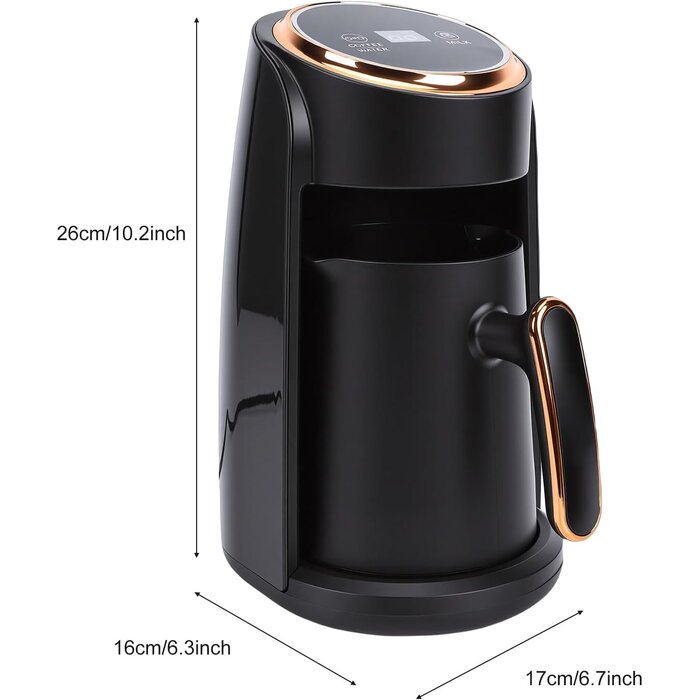 Cafetière turque automatique style rétro - Jusqu'à 32% de remise