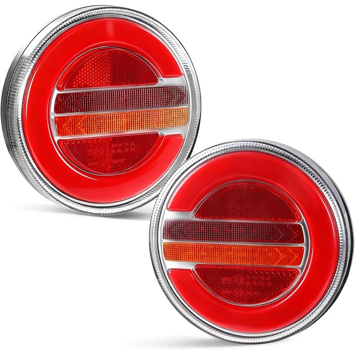 Lot de 2 feux arrière LED 12V/24V - Étanches - Jusqu'à -29% de remise