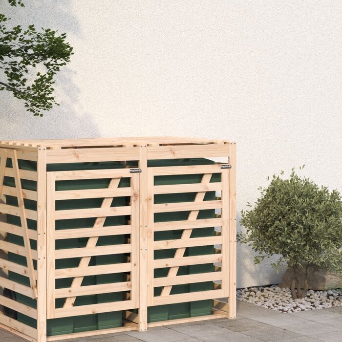 Vidaxl Extension pour abri poubelle en pin massif - Jusqu'à -34% sur le prix outlet