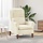 Fauteuil en velours crème - Jusqu'à -35% sur cet élégant fauteuil