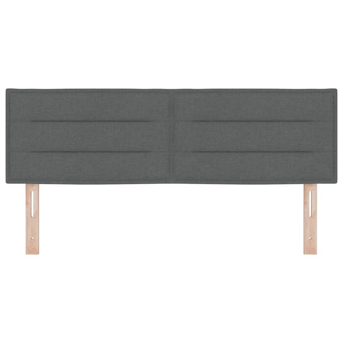 Vidaxl Tête de lit ajustable 144cm gris foncé - Jusqu'à -33% sur l'outlet