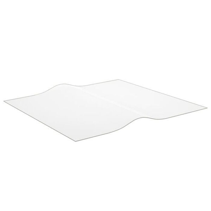 Vidaxl Protège-table transparent 80x80 cm PVC 2 mm - Jusqu'à 32% de remise