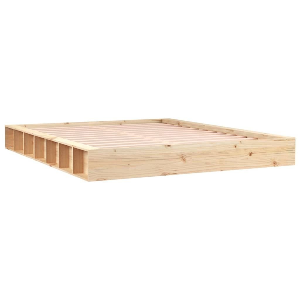 Vidaxl Cadre de lit en pin massif 180x200 cm - Jusqu'à -34% de remise