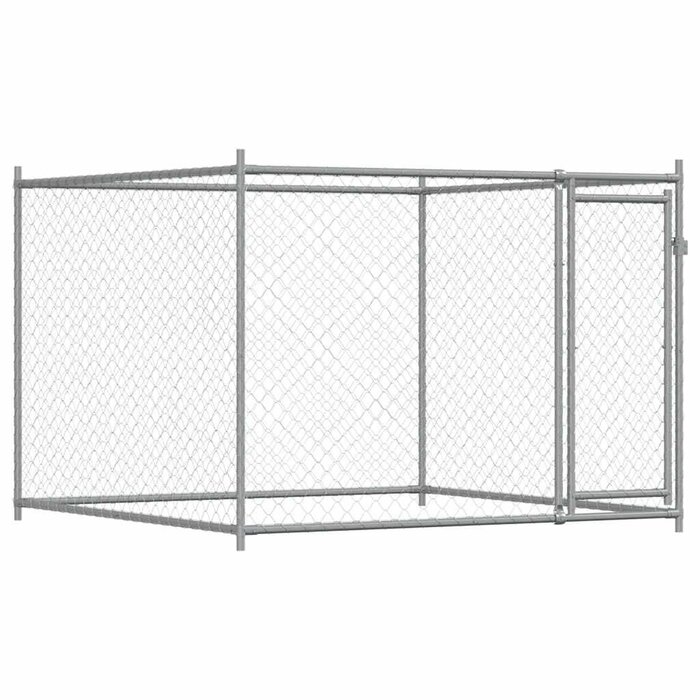 Vidaxl Chenil pour Chien en Acier Galvanisé 2x2m - Jusqu'à -32% de remise