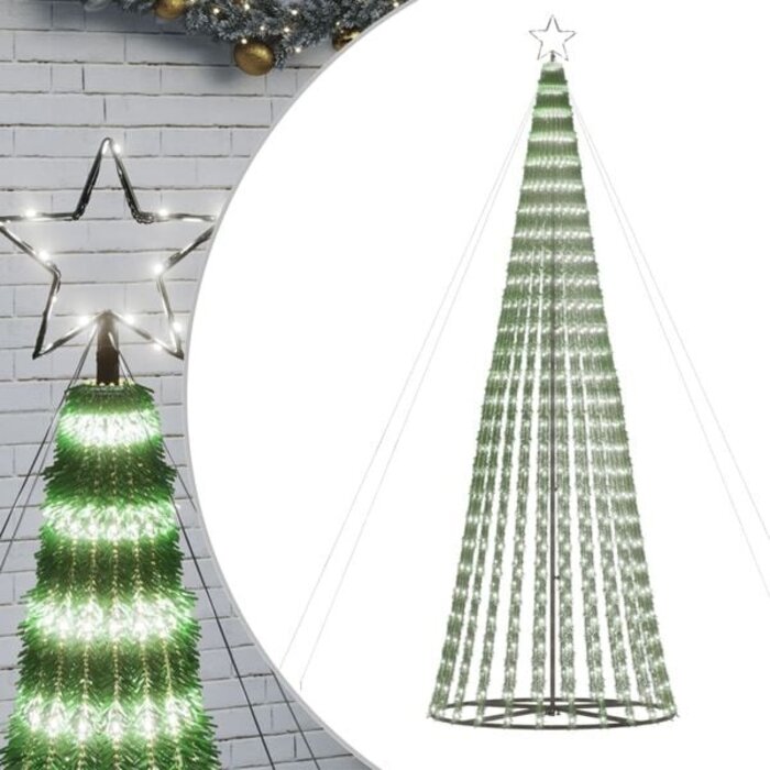 Vidaxl Sapin de Noël Lumineux 300cm - 688 LED - Jusqu'à 83% de remise
