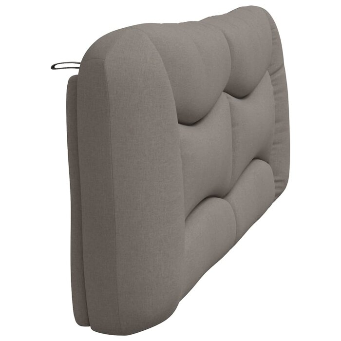 Vidaxl Coussin de tête de lit 200 cm Taupe - Jusqu'à 81% de remise