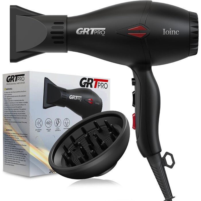 Sèche-cheveux professionnel 2400W : jusqu'à 77% de réduction