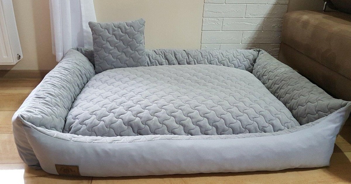 Viking Choice Panier pour chien XXL 120x90 cm - Gris - Jusqu'à 34% de remise