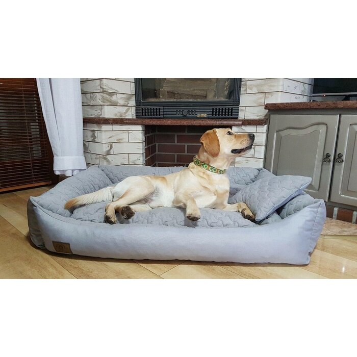 Viking Choice Panier pour chien XXL 120x90 cm - Gris - Jusqu'à 34% de remise