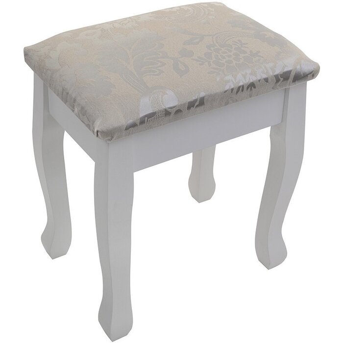 Viking Choice Coiffeuse Antique avec Miroir et Tabouret - Jusqu'à -33% sur l'Outlet