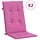 Lot de 2 coussins de jardin haut dossier - Rose - Jusqu'à -42%