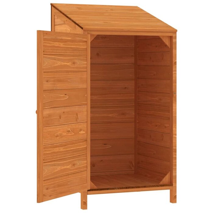 Vidaxl Abri de jardin en bois massif 112 cm - Jusqu'à -44% sur notre outlet