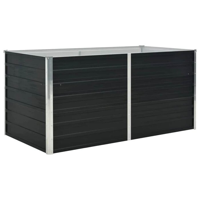 Vidaxl Bac de jardin surélevé acier galvanisé 160x80cm - Jusqu'à -33%