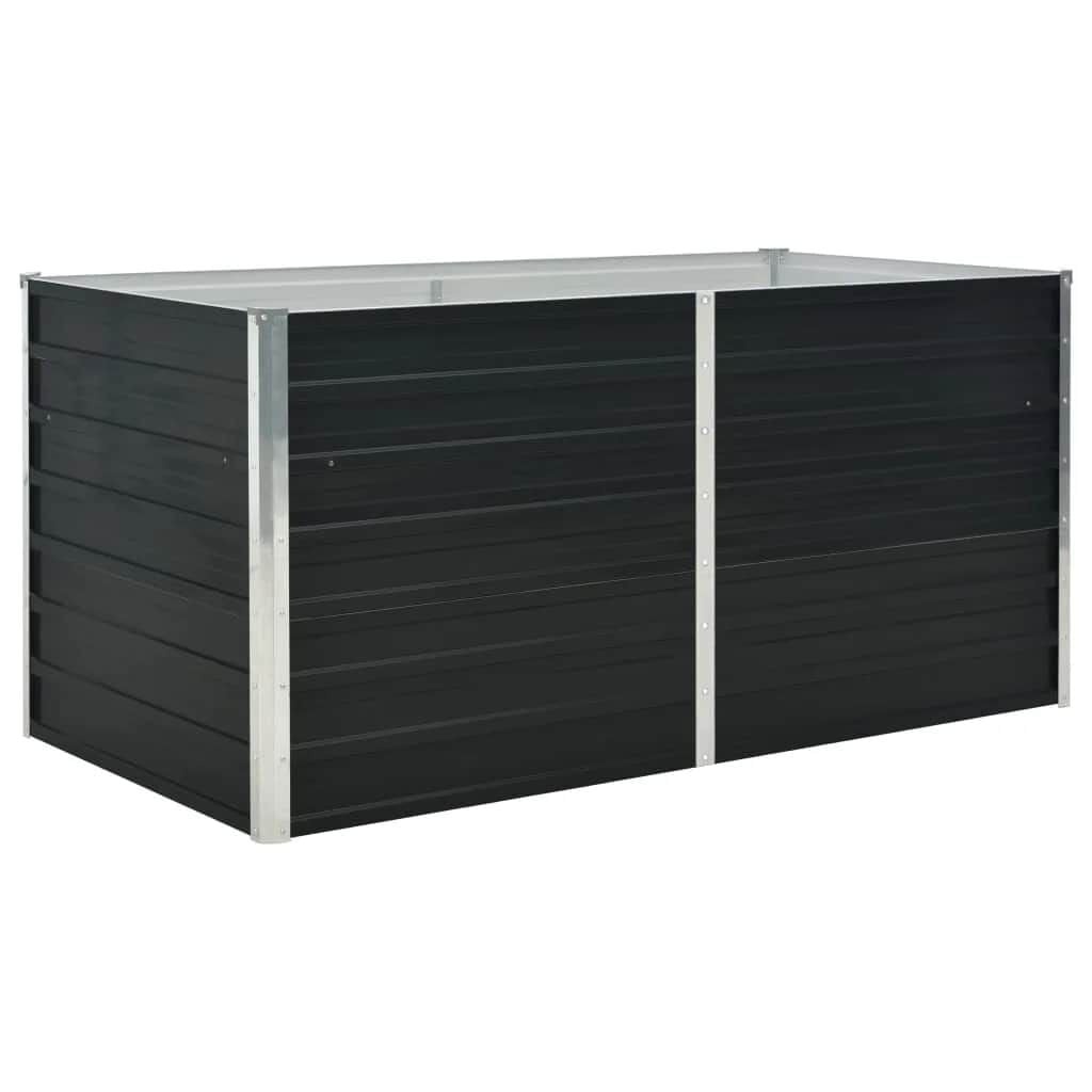 Vidaxl Bac de jardin surélevé acier galvanisé 160x80cm - Jusqu'à -33%