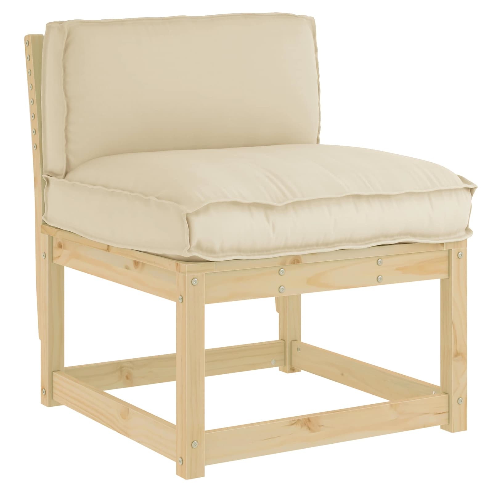 Vidaxl Coussin rectangulaire Oxford Beige 70x40cm - Jusqu'à -33%