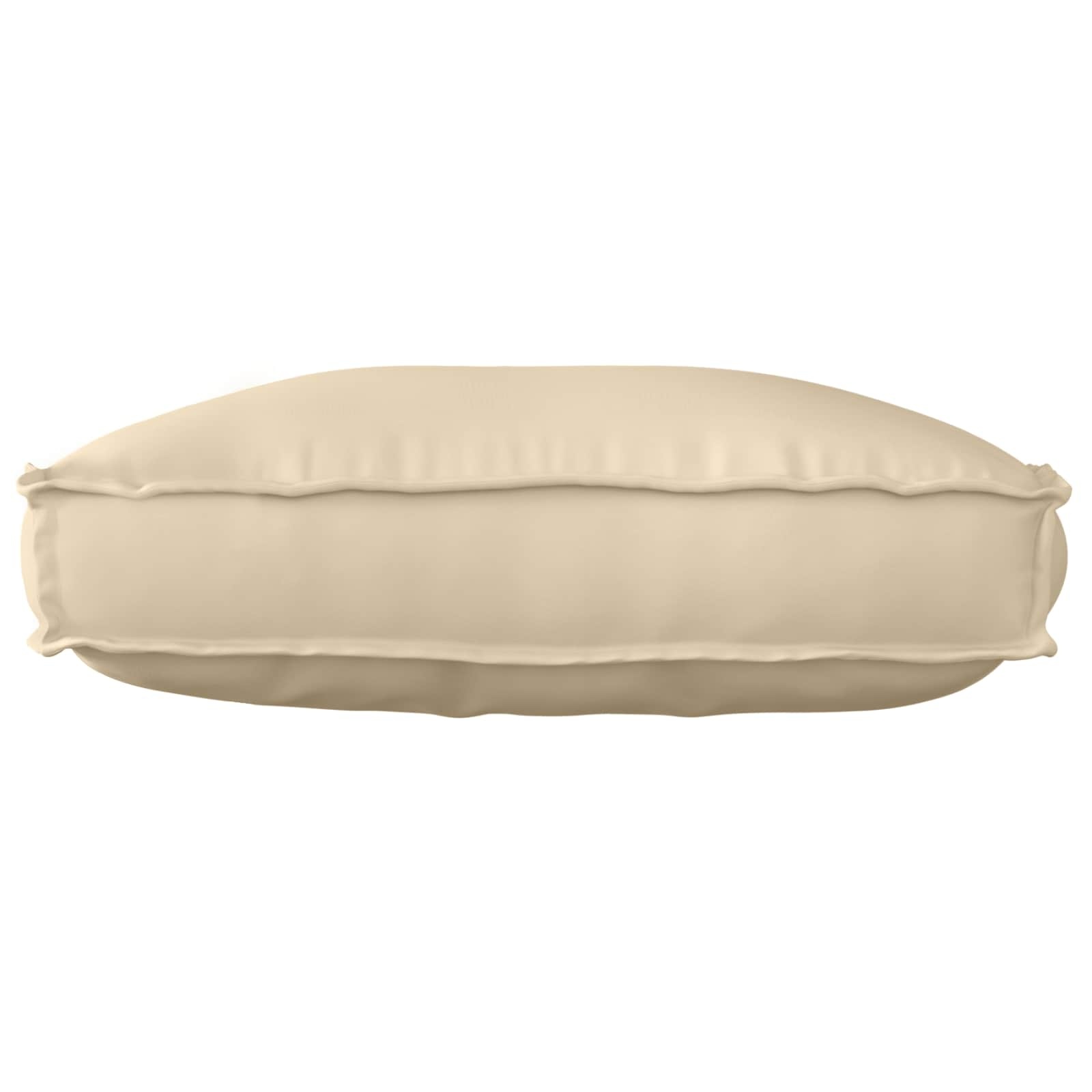Vidaxl Coussin rectangulaire Oxford Beige 70x40cm - Jusqu'à -33%