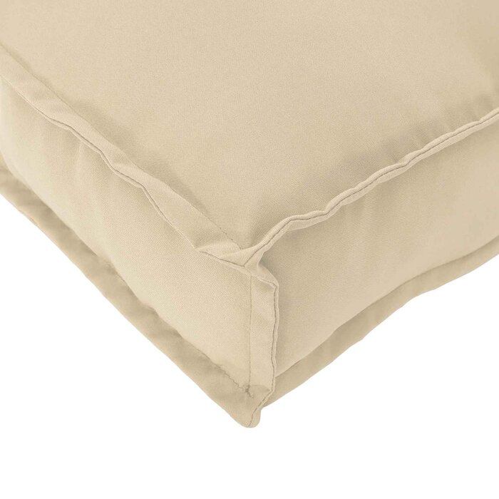 Vidaxl Coussin rectangulaire Oxford Beige 70x40cm - Jusqu'à -33%