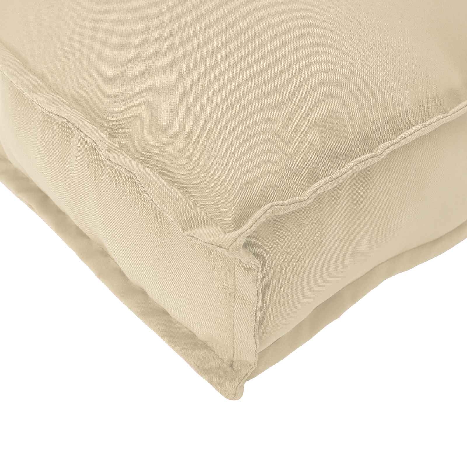 Vidaxl Coussin rectangulaire Oxford Beige 70x40cm - Jusqu'à -33%