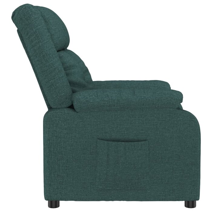 Vidaxl Fauteuil relax inclinable vert foncé - Jusqu'à -35% en Outlet