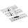 Lot de 4 diffuseurs de chaleur inox 36,5x12cm - Jusqu'à -26%