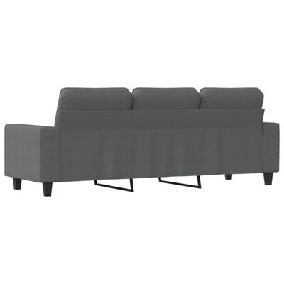 Vidaxl Canapé 3 places 180 cm gris foncé - Jusqu'à -35% en Outlet