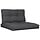 Ensemble de 2 coussins pour palette - Noir - Jusqu'à -33%