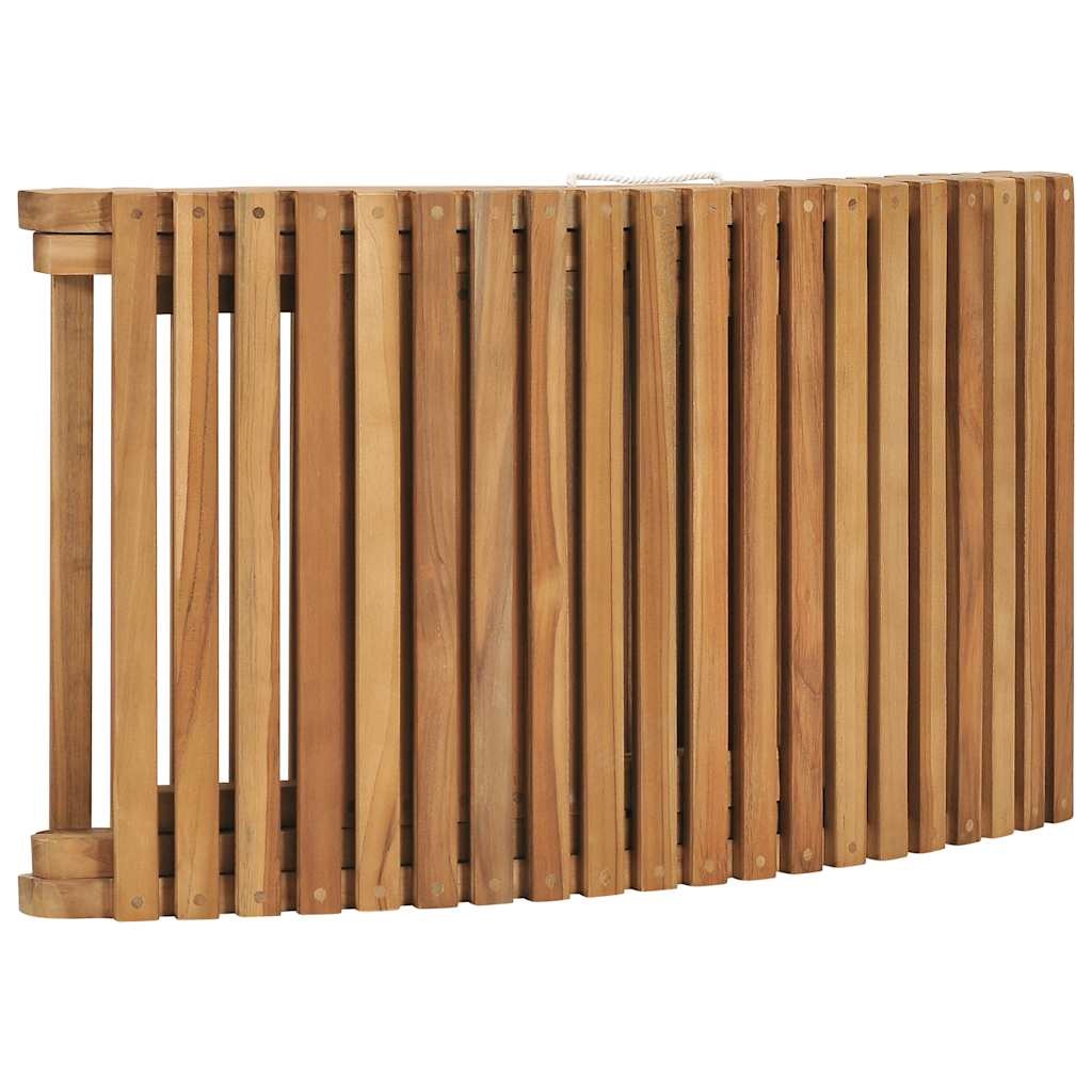 Vidaxl Bain de soleil en teck avec table pliante - Jusqu'à 35% de réduction