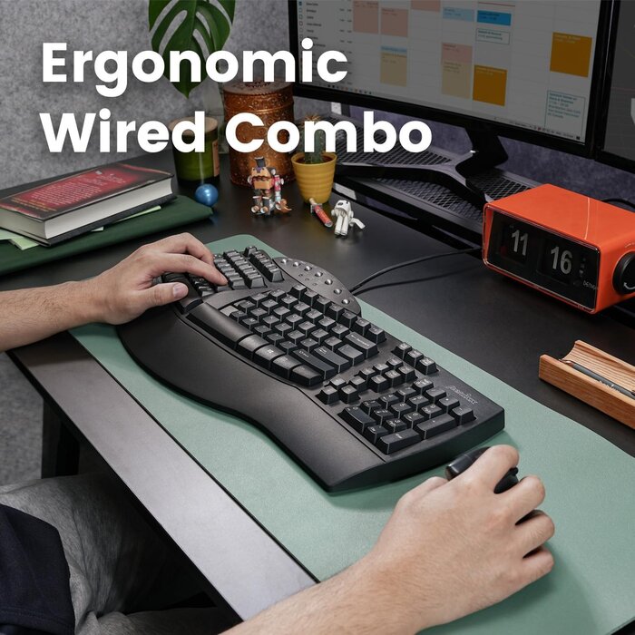 Ensemble Clavier Ergonomique et Souris Verticale - Jusqu'à 33% de remise