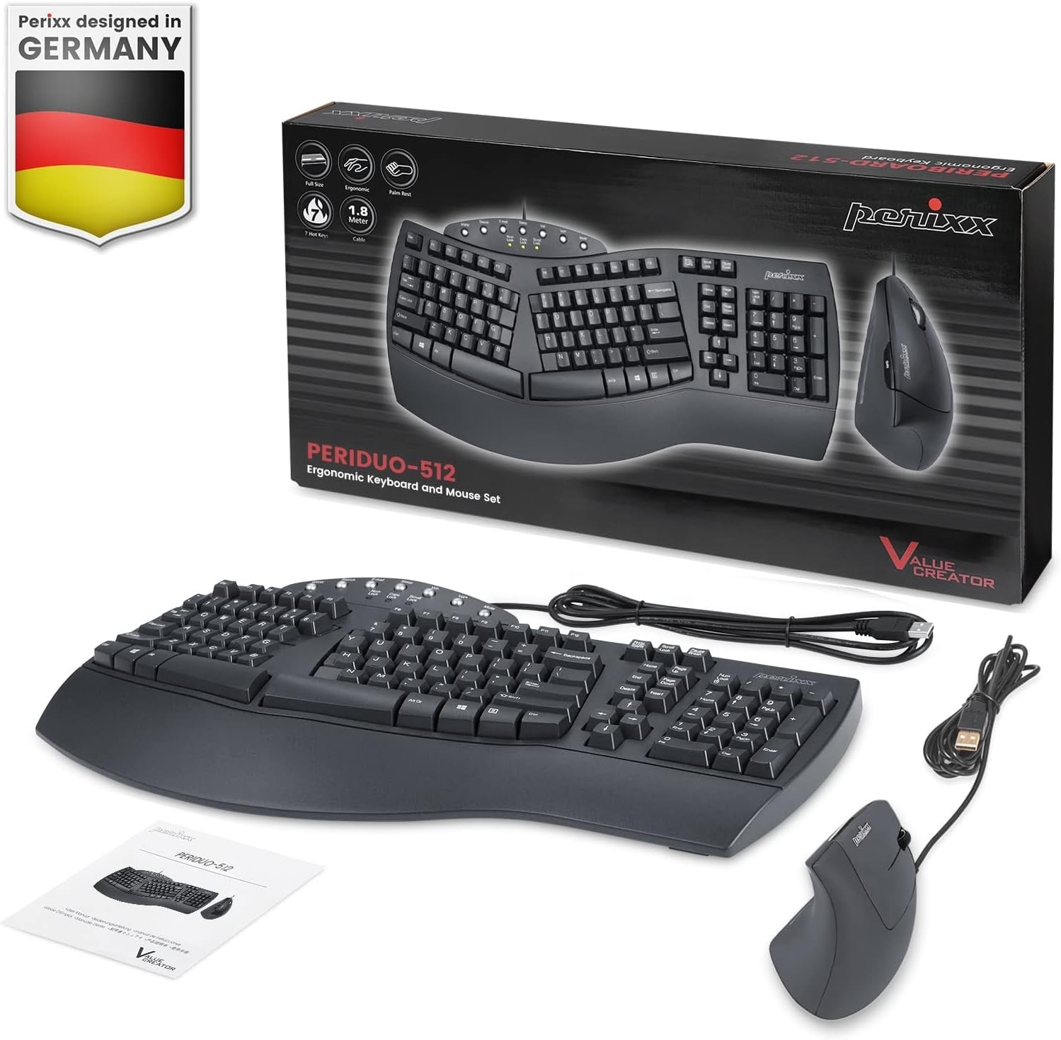 Ensemble Clavier Ergonomique et Souris Verticale - Jusqu'à 33% de remise