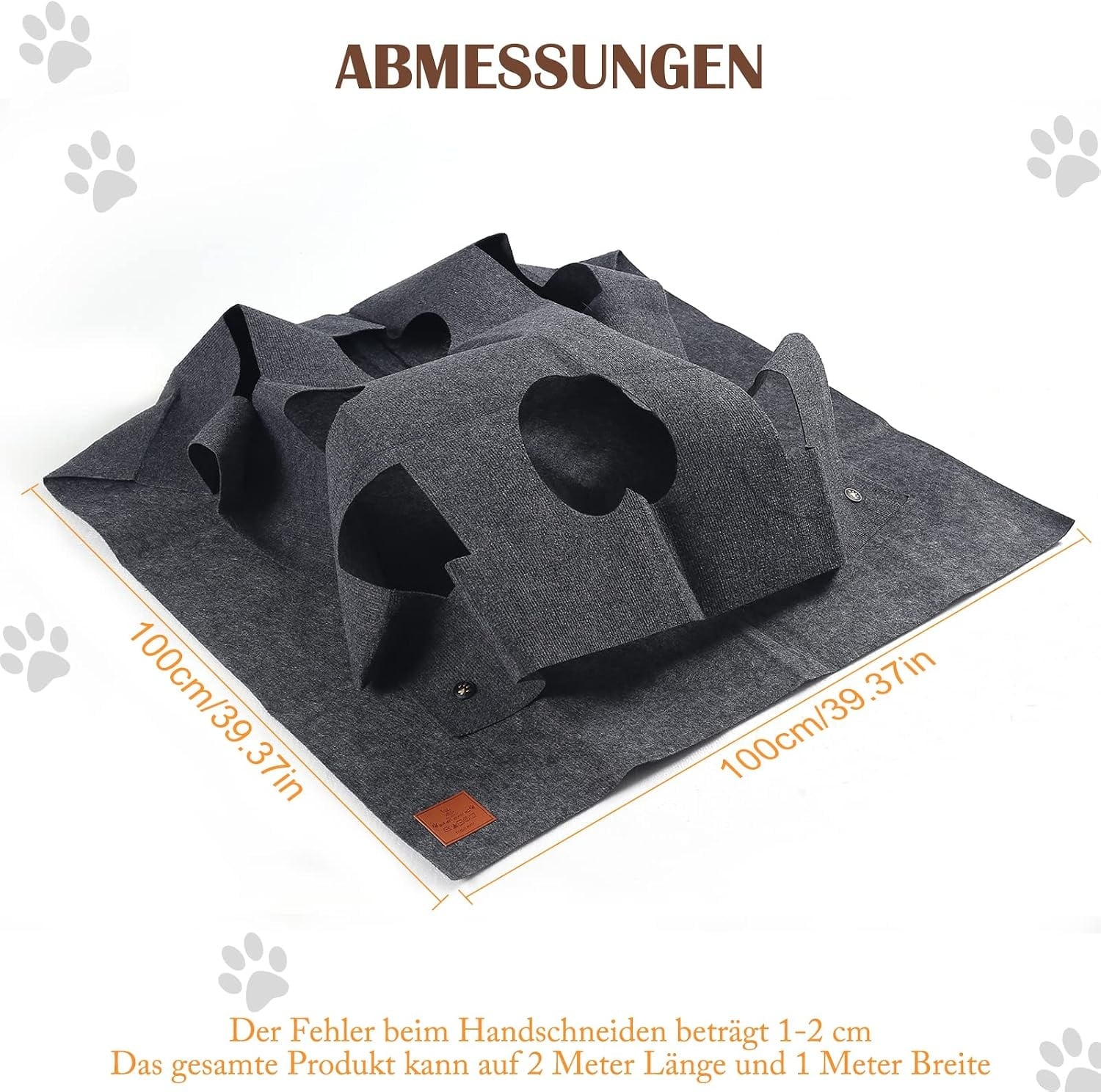 Tapis de jeu interactif pour chat - Feutre modulable - Jusqu'à -32%