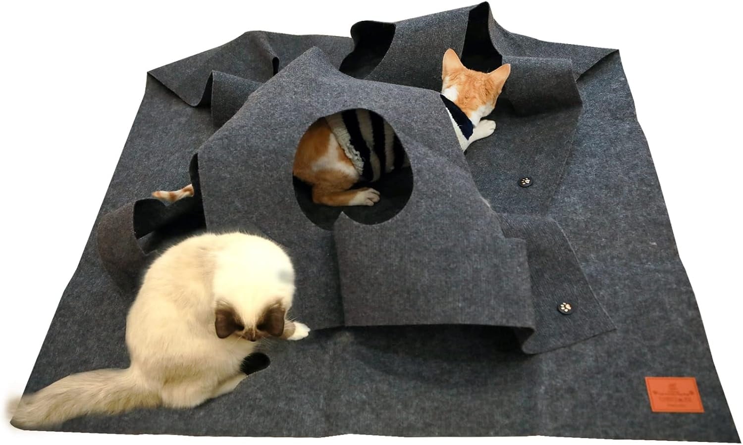 Tapis de jeu interactif modulable pour chat - Gris - Jusqu'à -27%