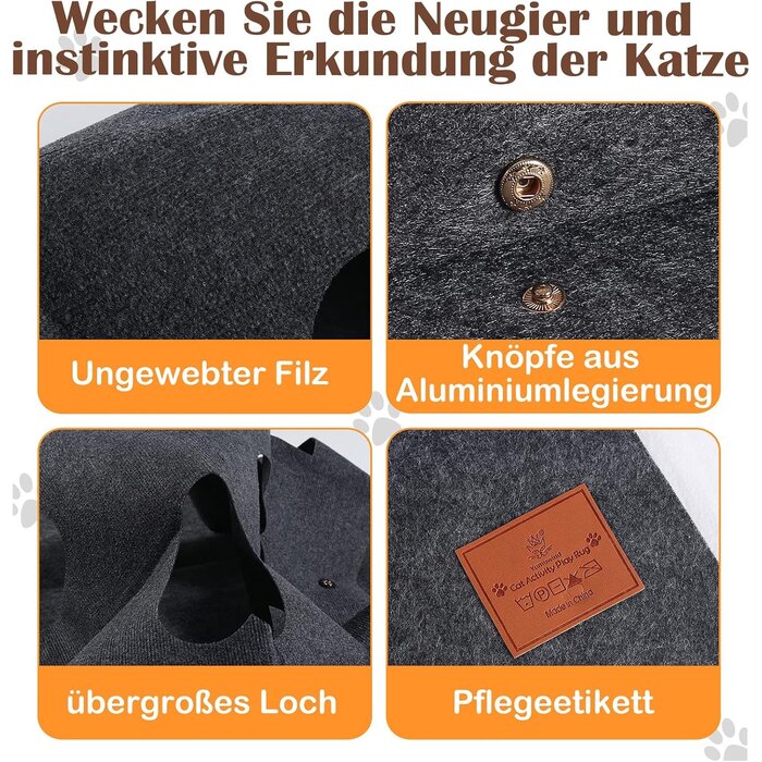 Tapis de jeu interactif modulable pour chat - Gris - Jusqu'à -27%