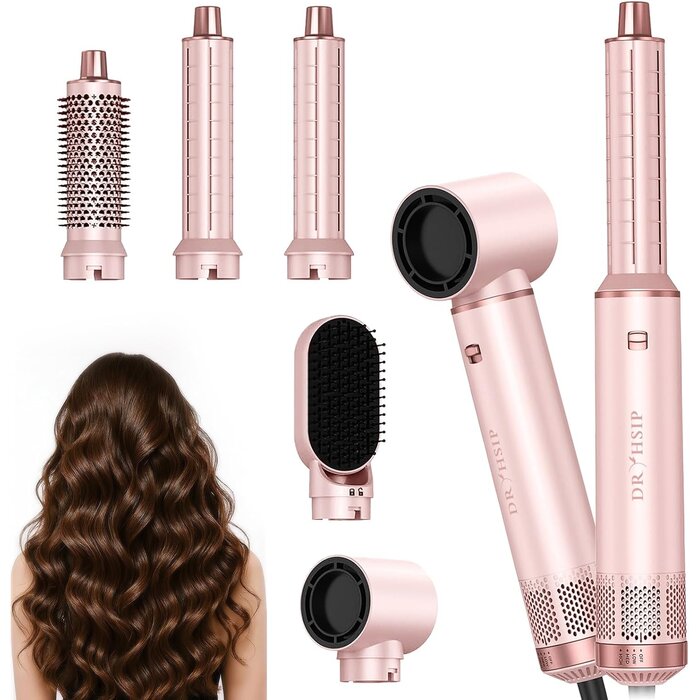 Brosse soufflante 5-en-1 : coiffage salon jusqu'à -29%