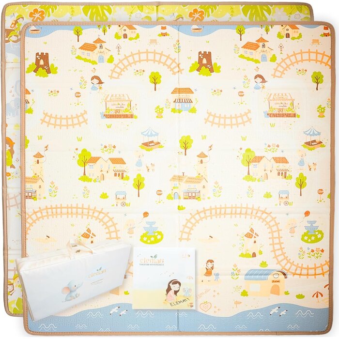 Tapis de jeu pliable XXL 180x200cm pour bébé - Jusqu'à -28%