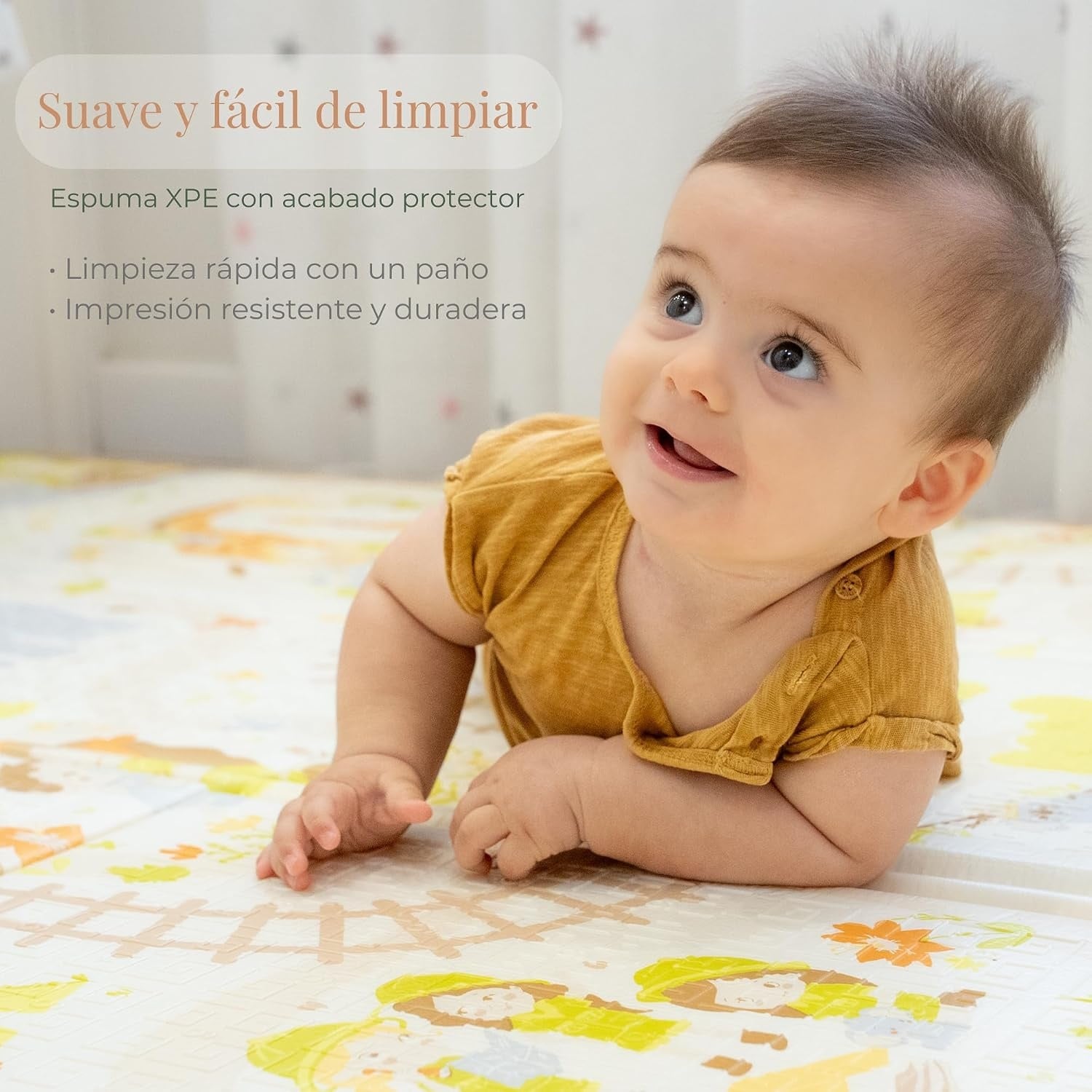 Tapis de jeu pliable XXL 180x200cm pour bébé - Jusqu'à -28%