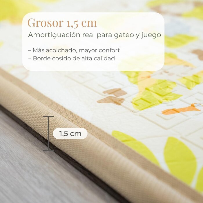 Tapis de jeu pliable XXL 180x200cm pour bébé - Jusqu'à -28%